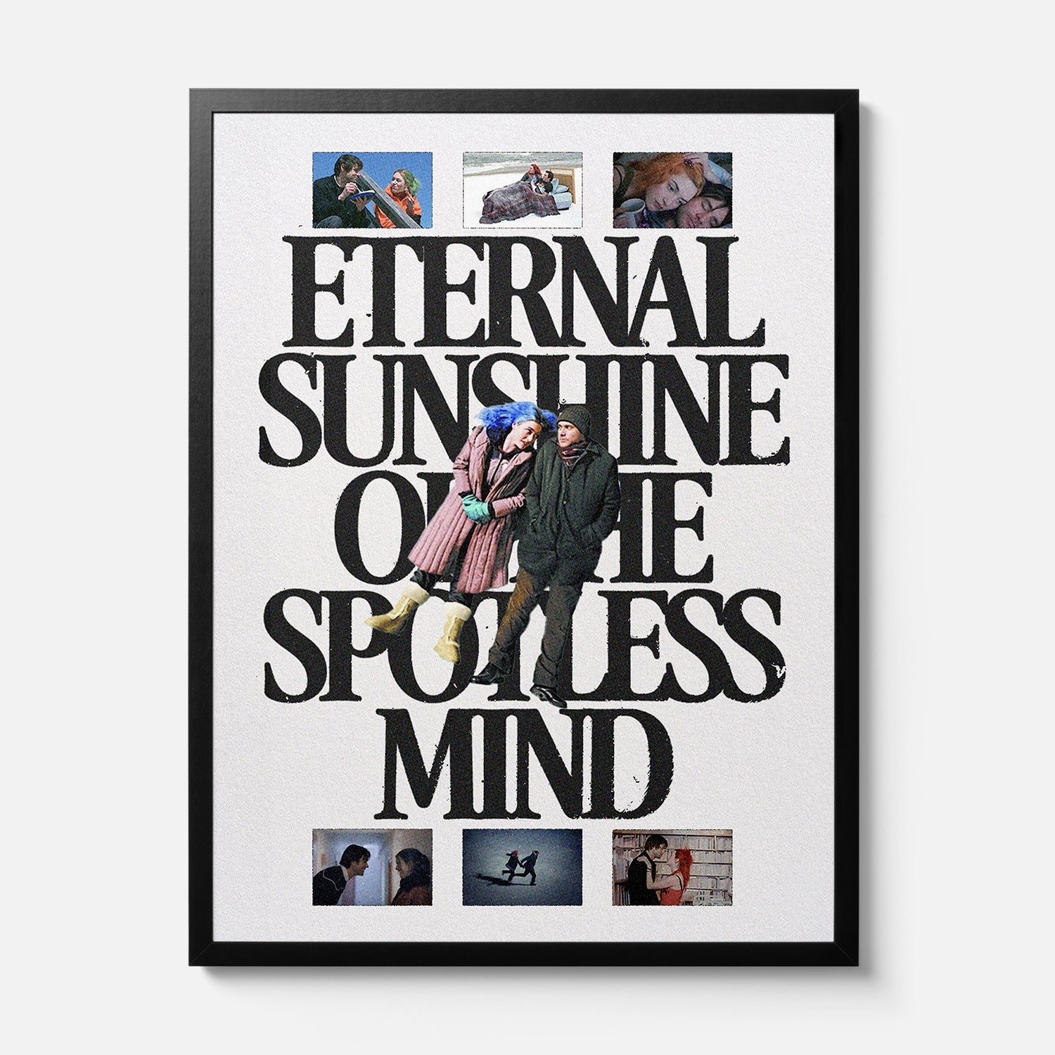 Cute framed custom Eternal Sunshine of the Spotless Mind alternate movie poster