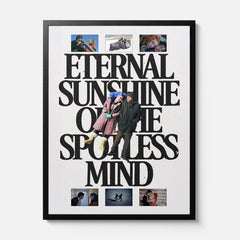 Cute framed custom Eternal Sunshine of the Spotless Mind alternate movie poster