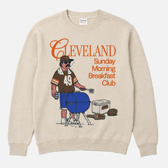 Cleveland Browns Sunday Morning Breakfast Club Tailgating crewneck sweatshirt