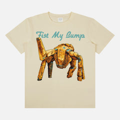 Funny Rocky Fist my Bump project hail mary movie graphic tee with cute rocky the alien illustration on a unisex t-shirt