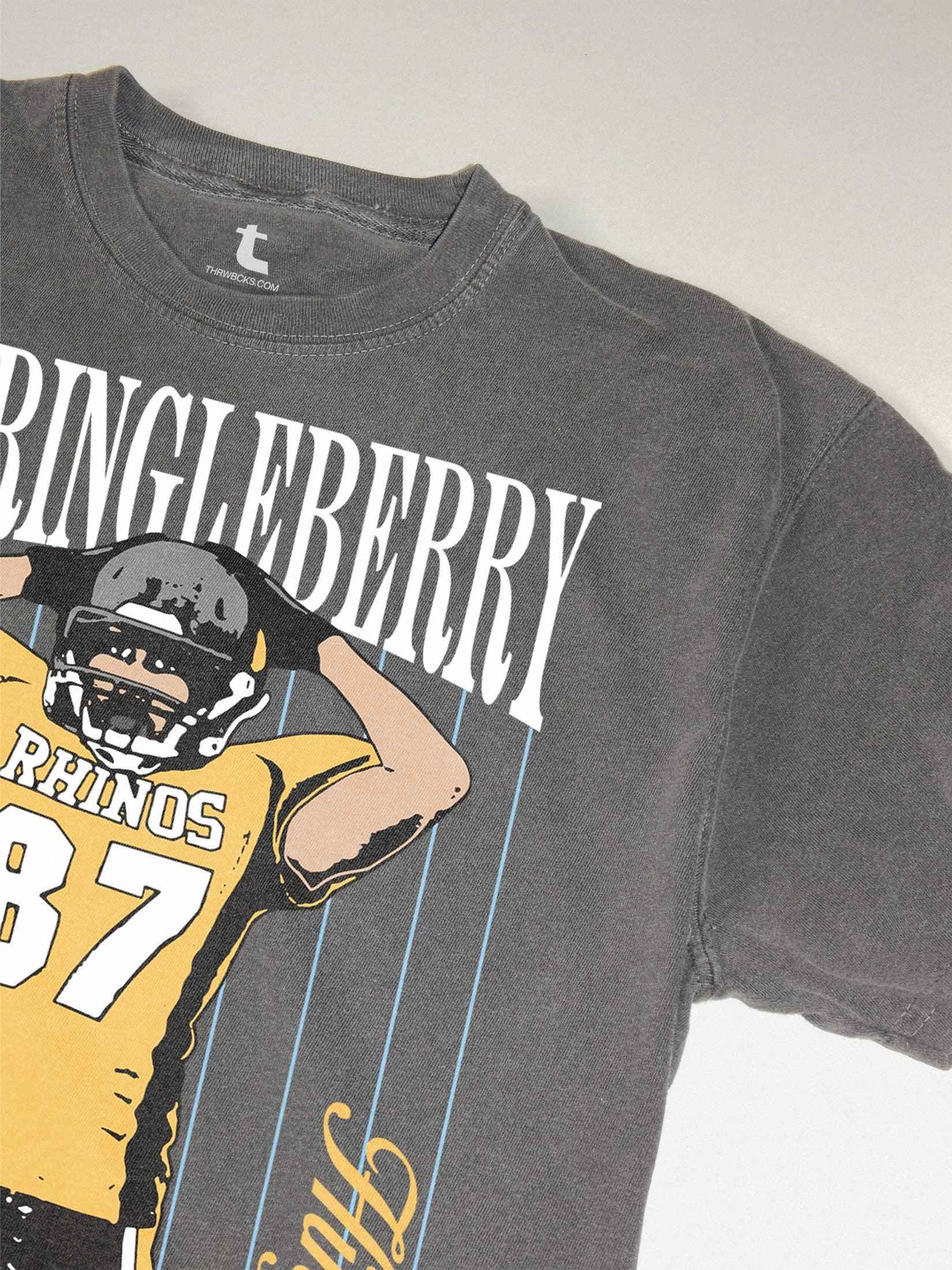 シャツ fluss needle punch football shirts Hingle McCringleberry Football T-Shirt, Funny TV Show Graphic Tee