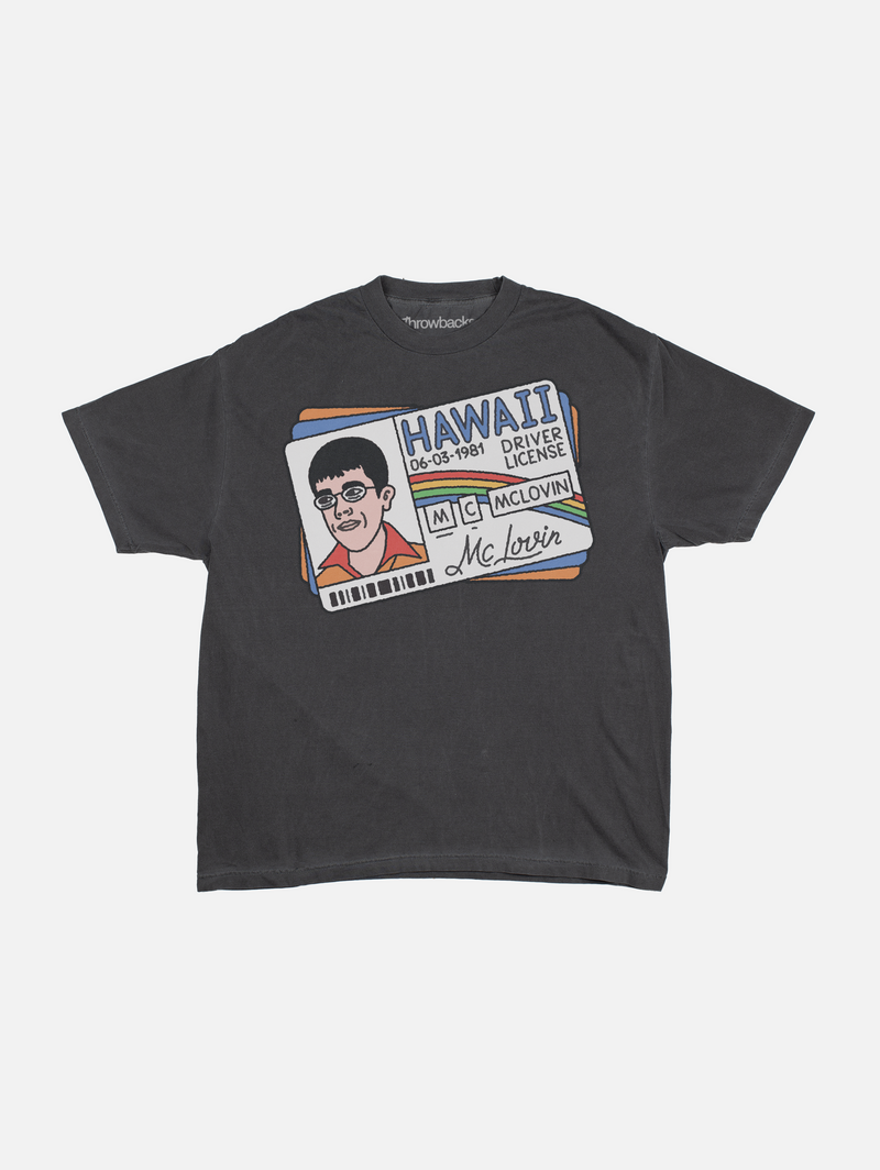 Funny McLovin Drivers License T-Shirt Superbad Movie Memorabilia Apparel 