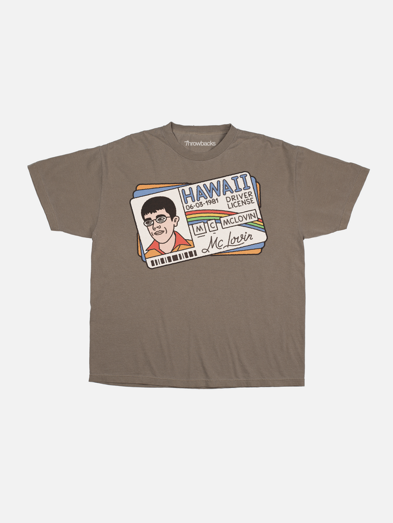 Funny McLovin Drivers License T-Shirt Superbad Movie Memorabilia Apparel 