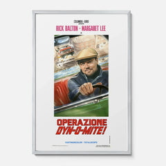 Once upon a Time in Hollywood Rick Dalton Operazione DYN-O-MITE Italian Movie Poster, framed or unframed, Quentin Tarantino film wall art print