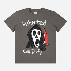 Officer Doofy Wanted Poster Scary Movie Tee