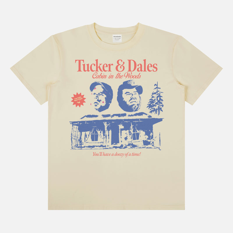 Funny Tucker & Dale Vs evil movie t-shirt, black cult classic comedy horror movie graphic tee