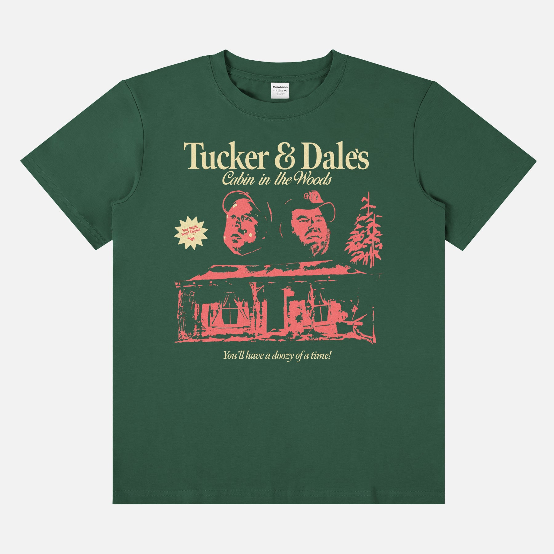 Funny Tucker & Dale Vs evil movie t-shirt, black cult classic comedy horror movie graphic tee