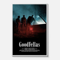 Framed large Goodfellas Alternate Movie Poster for sale at Throwbacks, 24x36 Goodfellas movie print wall art