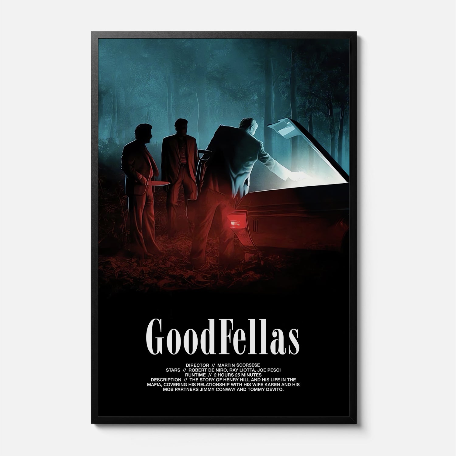 Goodfellas Alternate Movie Poster for sale at Throwbacks