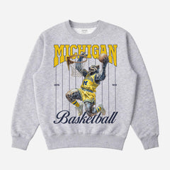 Michigan Basketball Pinstripes Sweatshirt