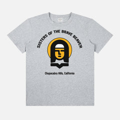 One Battle After Another movie t-shirt, funny sisters of the brave beaver nuns logo graphic tee