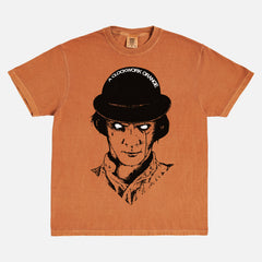 A Clockwork Orange grunge washed black movie shirt