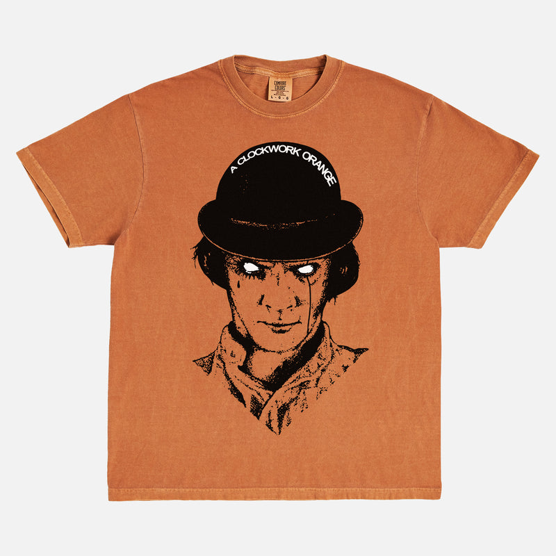A Clockwork Orange grunge washed black movie shirt