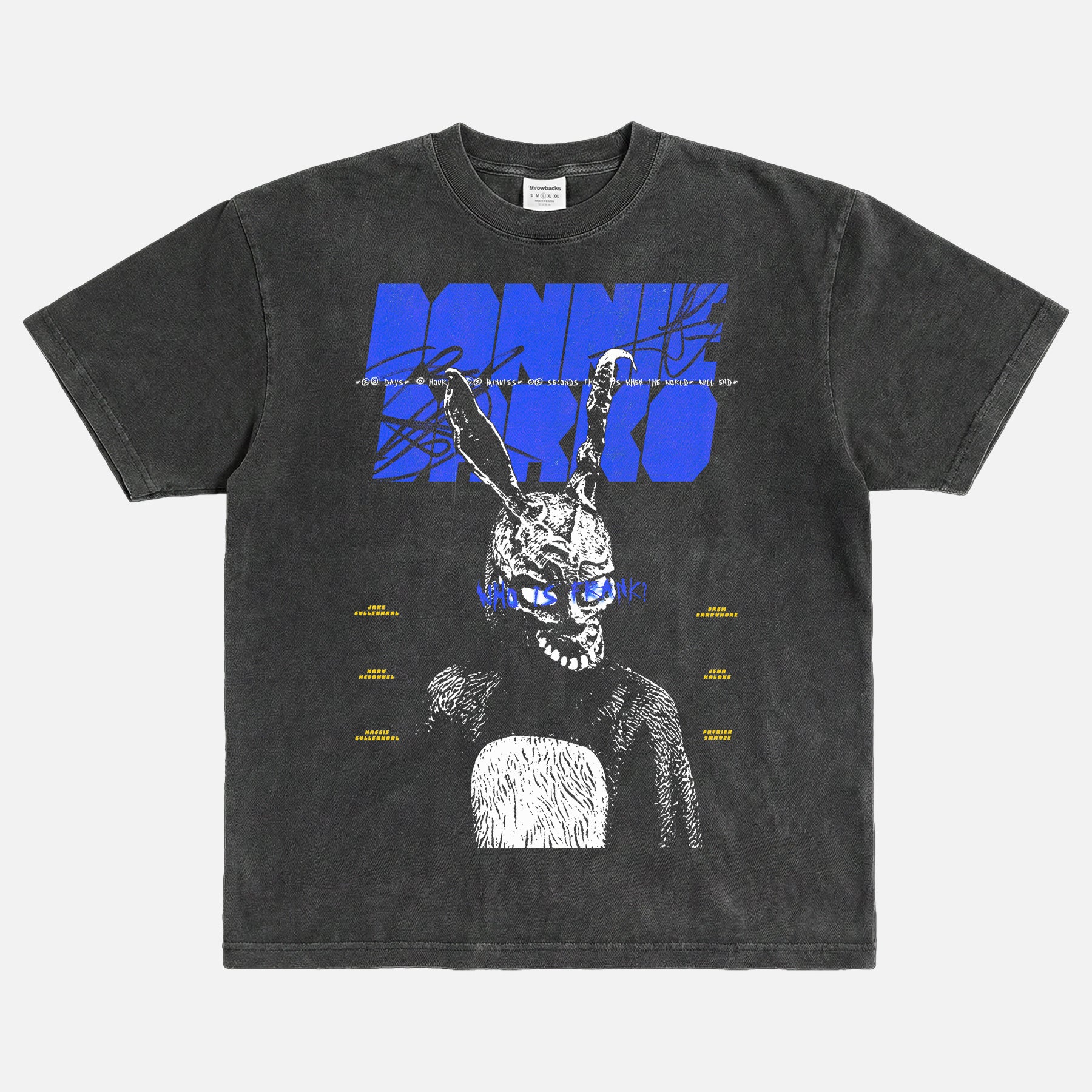 Grunge Donnie Darko movie graphic t-shirt memorabilia, y2k 90s movie bootleg graphic tee