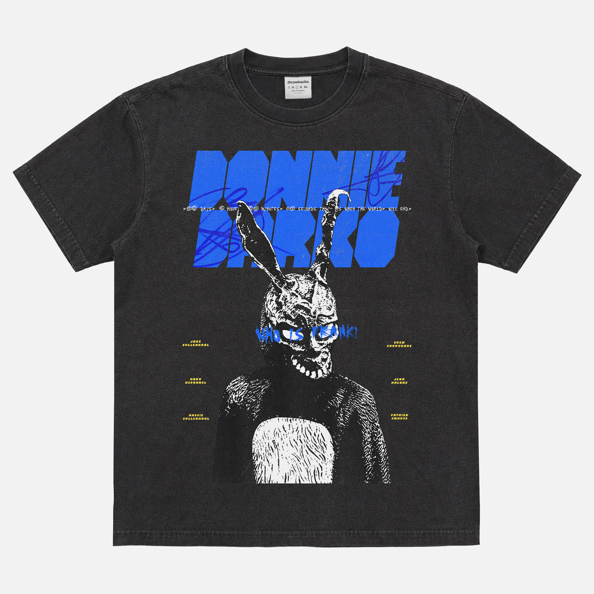Grunge Donnie Darko movie graphic t-shirt memorabilia, y2k 90s movie bootleg graphic tee