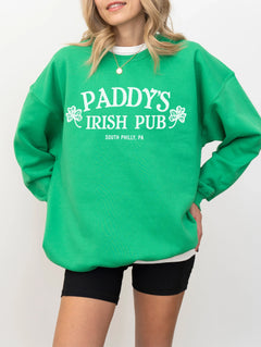 Unisex Paddy's Irish Pub logo sweatshirt for It's Always Sunny in Philadelphia tv show fans