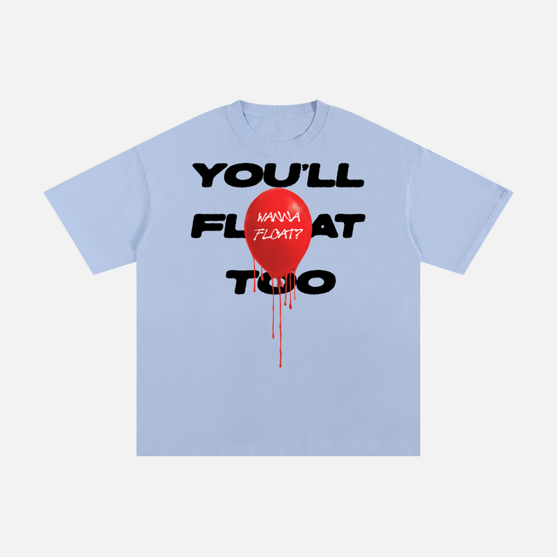 it horror movie graphic tee light blue for sale at throwbacks