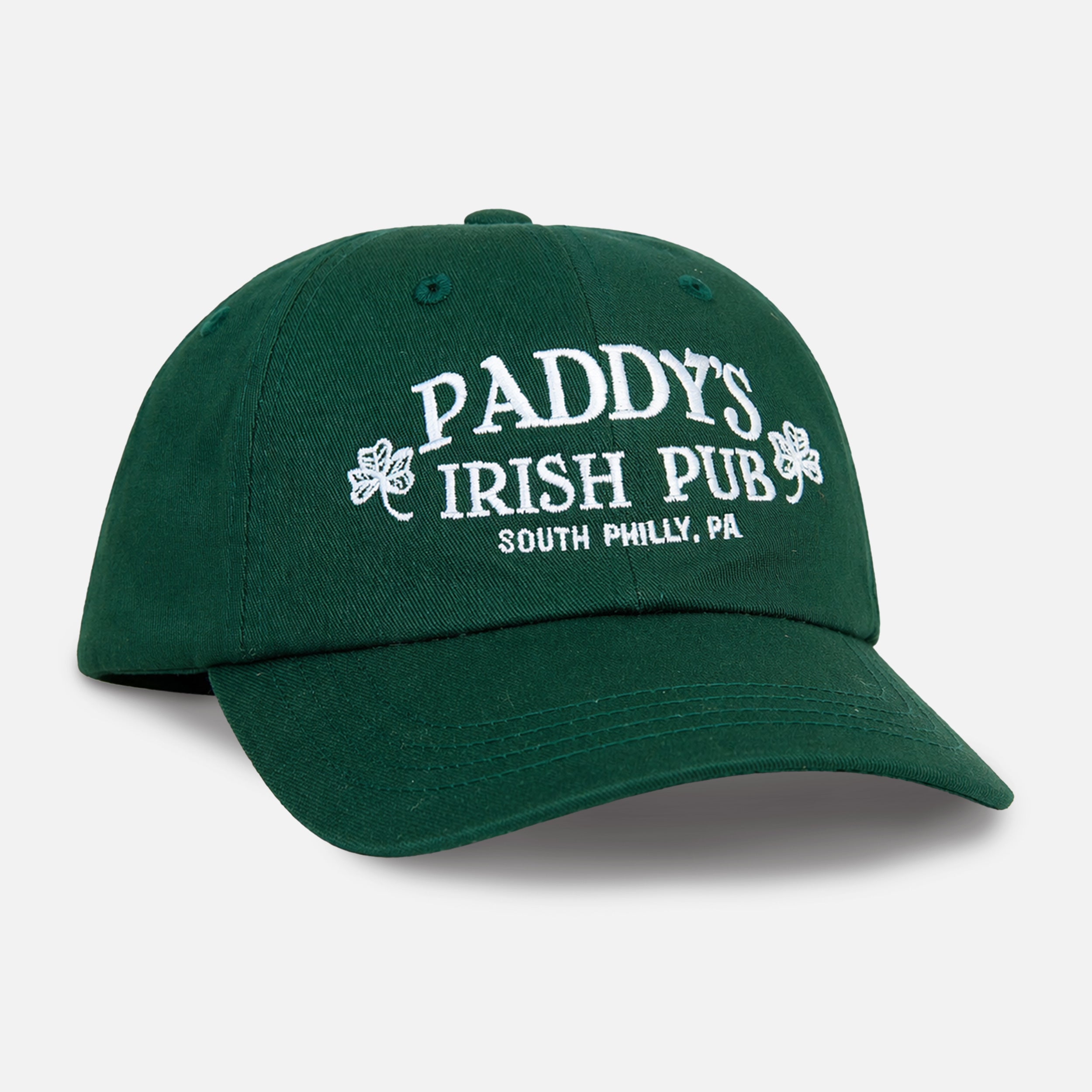 Green Paddy's Irish Pub adjustable dad hat, it's always sunny in philadelphia collectible cap