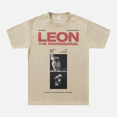 Beige Leon the Professional vintage 90's movie graphic tee shirt