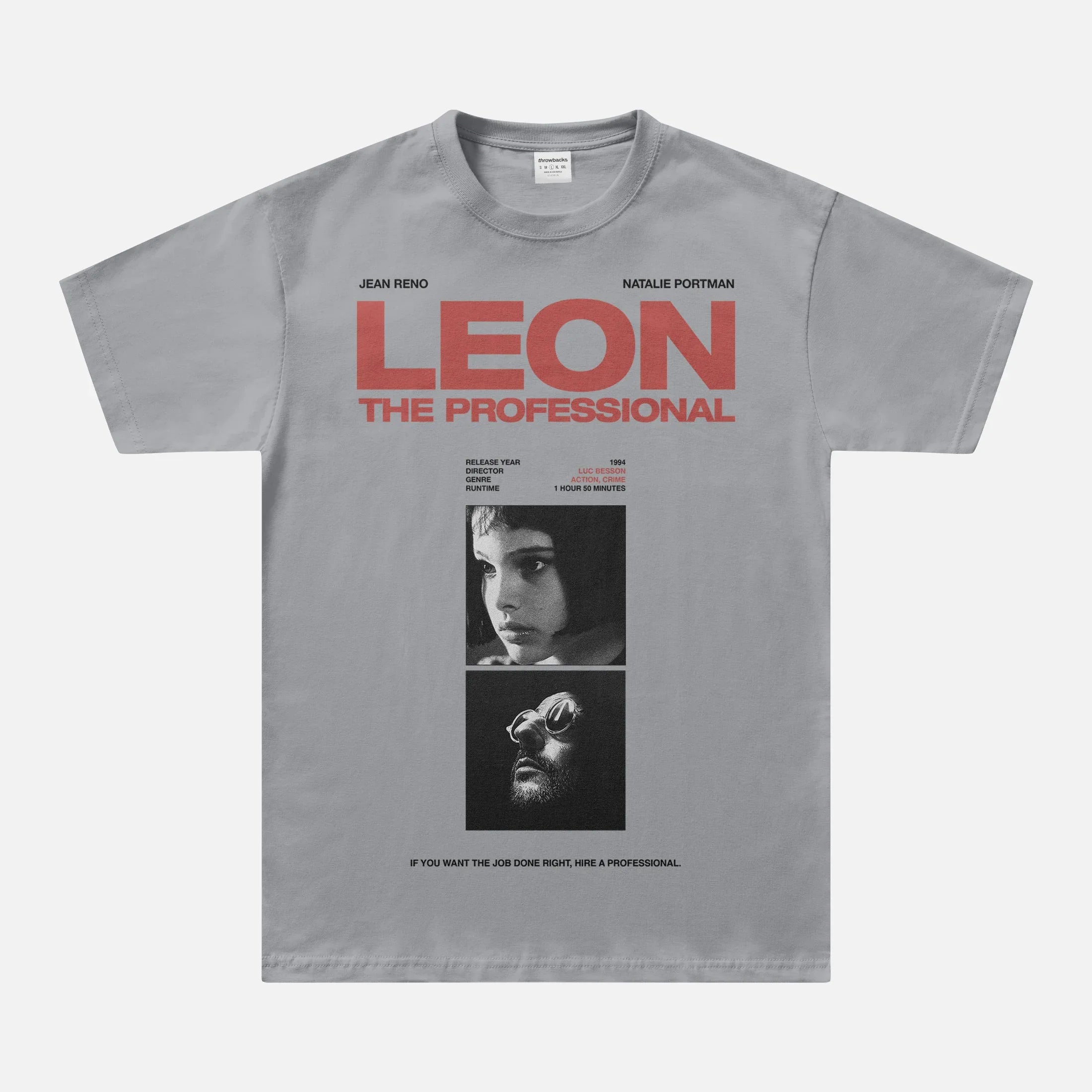 Grey Leon the Professional vintage 90's movie graphic tee shirt