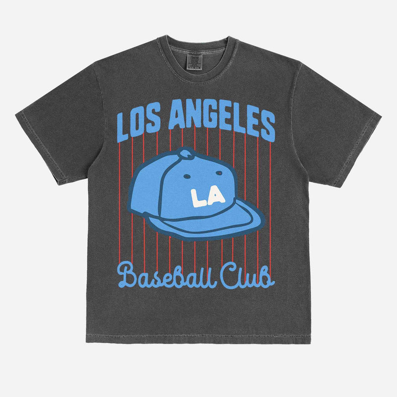 Retro LA Pinstripes Baseball Shirt