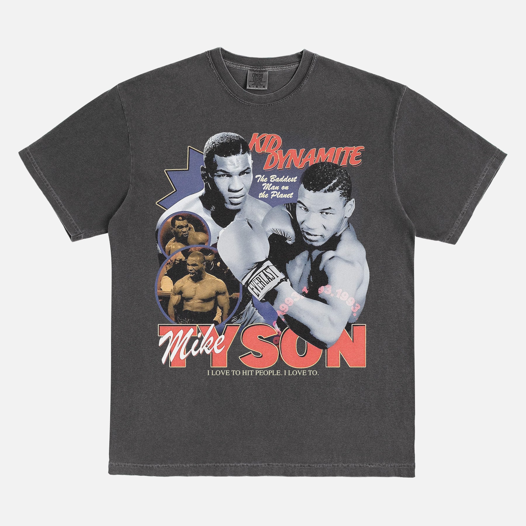 90s mike tyson bootleg streetwear graphic t-shirt