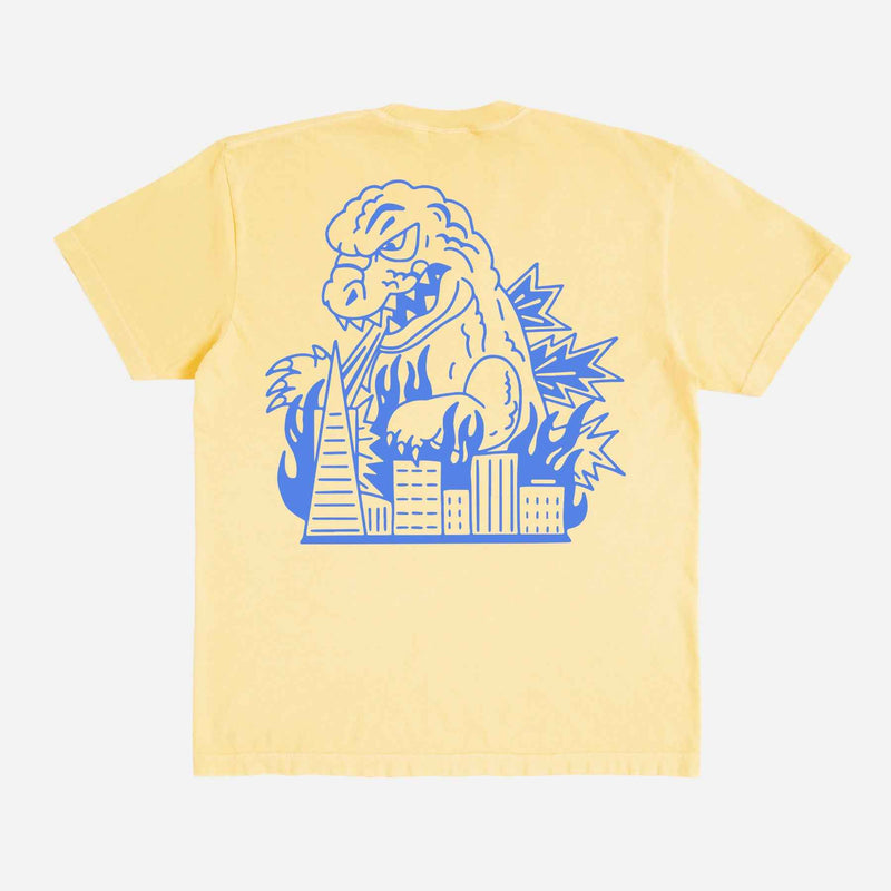 Minimal Godzilla Outline T-Shirt