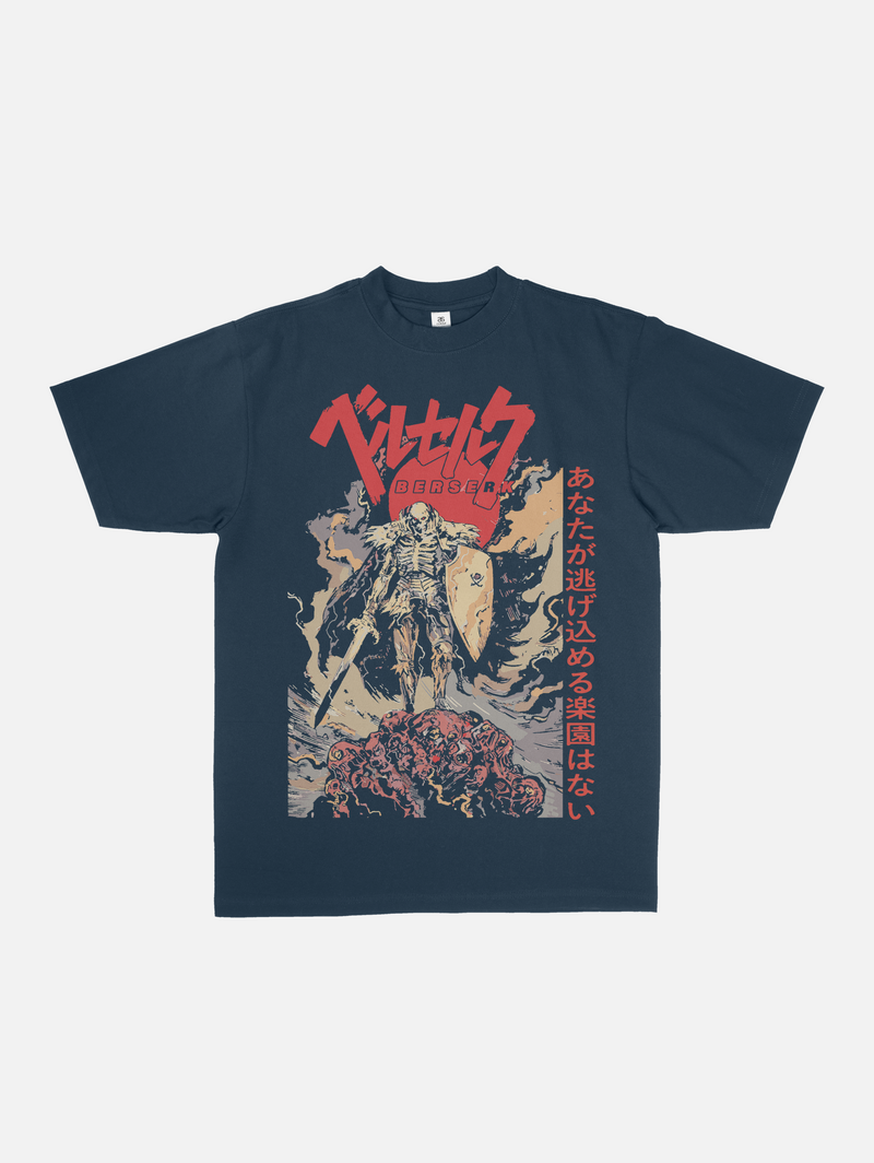 Vintage Berserk 90s Manga Anime Graphic T-Shirt for men and women