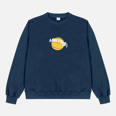 Denver Nuggets heavyweight basketball streetwear sweatshirt, navy unisex Denver Mile High bball fan crewneck