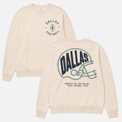Cool retro dallas cowboys nfl crewneck sweatshirt with front and back print for sale at throwbacks