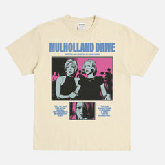 David Lynch Muholland Drive movie bootleg streetwear graphic t-shirt on off white unisex graphic tee