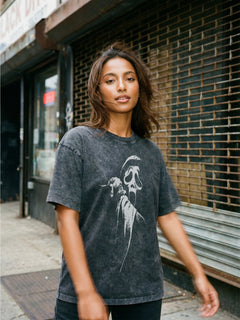 Original Scream 1996 graphic t-shirt, distressed heavyweight 90s horror movie streetwear graphic tee 