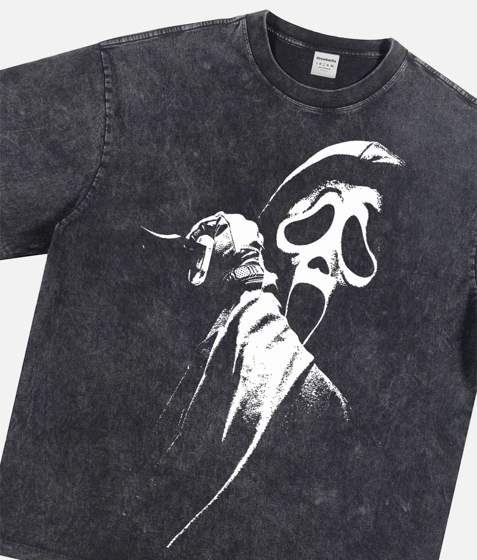 Original Scream 1996 graphic t-shirt, distressed heavyweight 90s horror movie streetwear graphic tee 