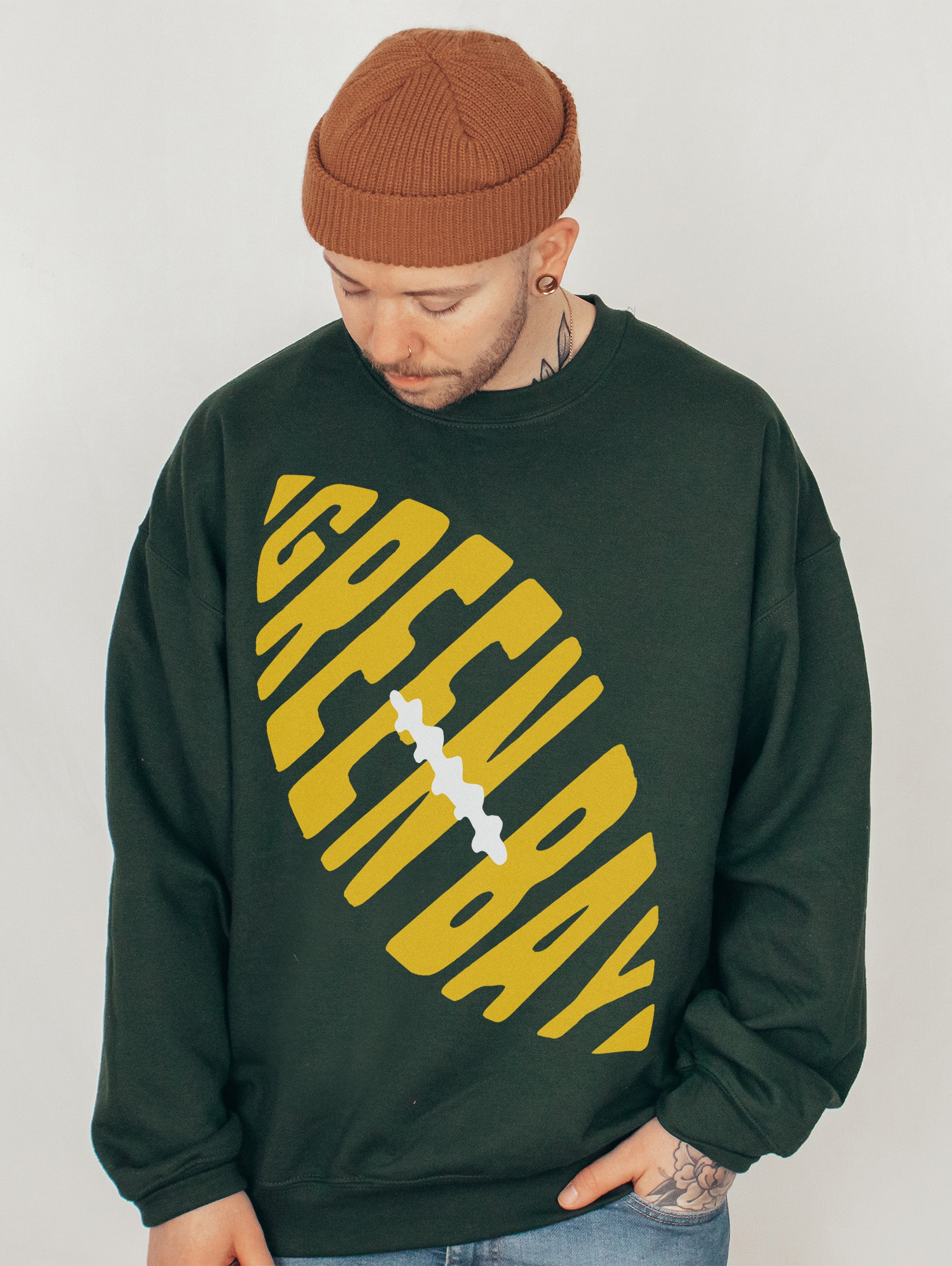 Green Bay Football Inflate Sweatshirt