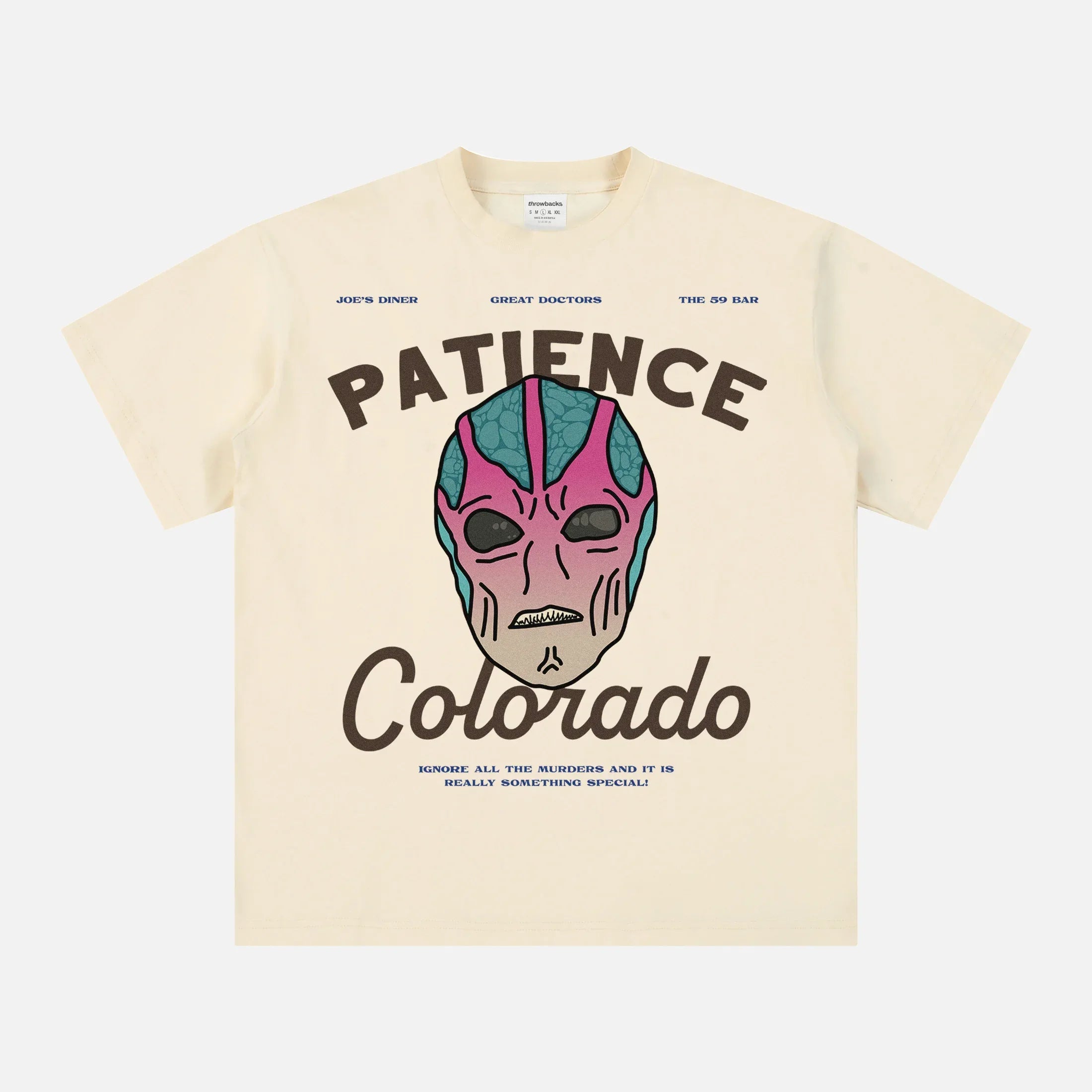 Funny Resident Alien Patience Colorado t-shirt, retro tv show graphic tee for men and women