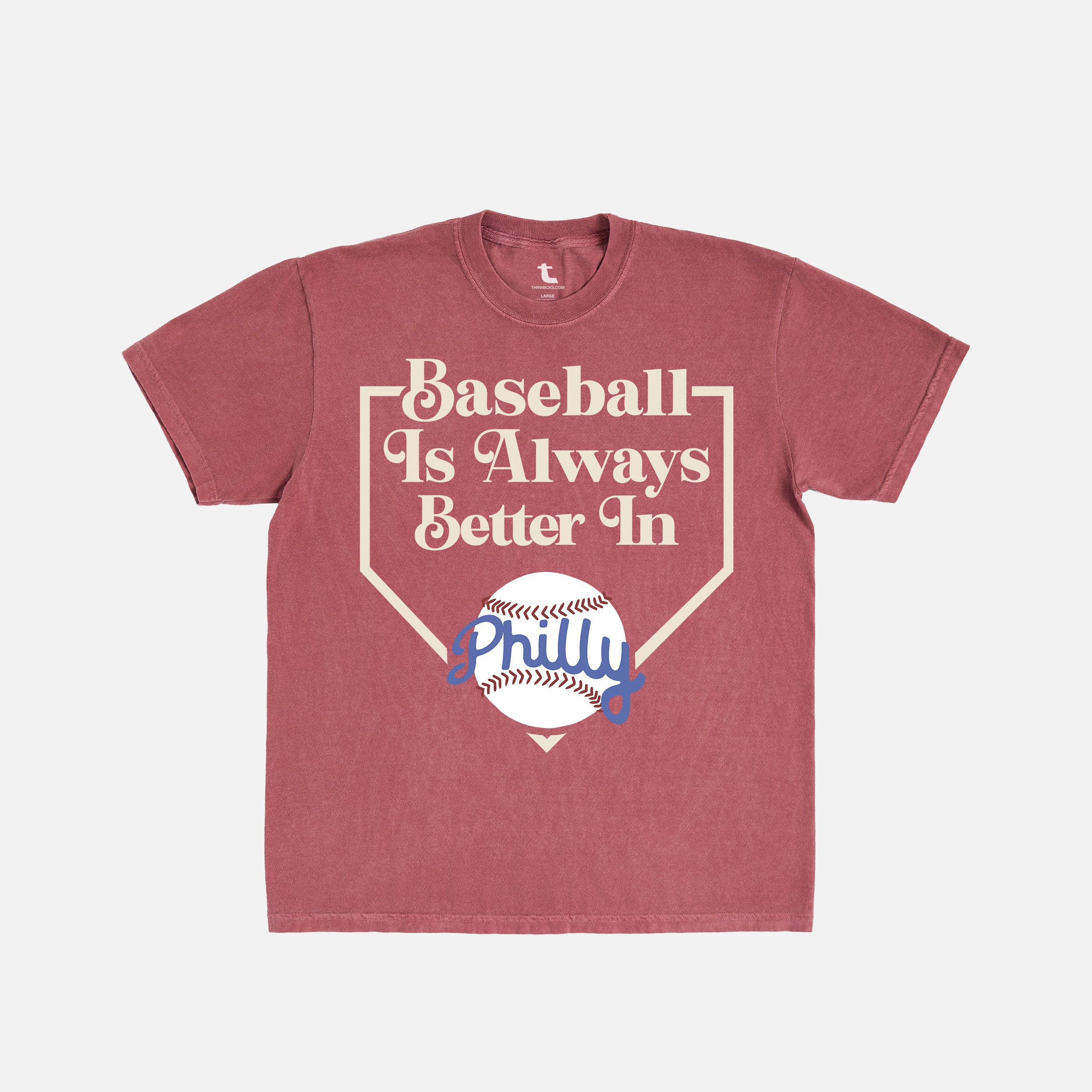 Retro Phillies Baseball Plate Edition T-Shirt