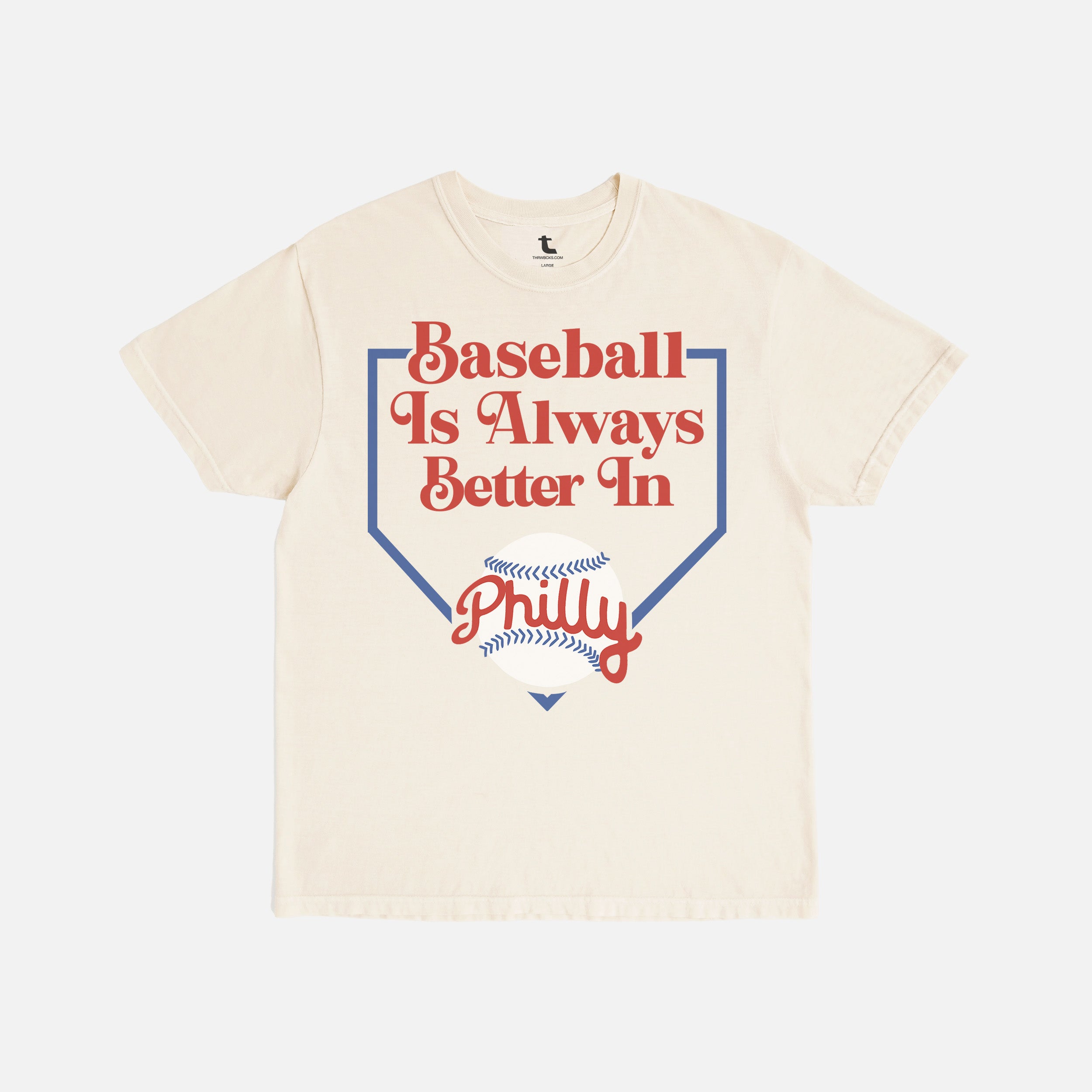 Retro Phillies Baseball Plate Edition T-Shirt