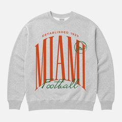 Cool old school Miami Hurricanes college football crewneck sweatshirt
