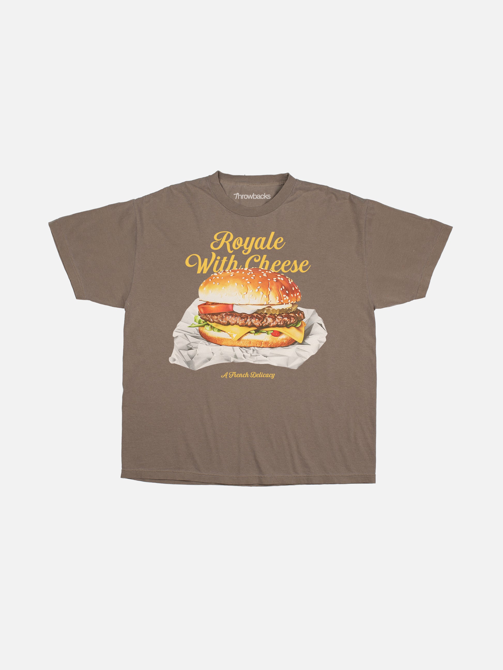 funny pulp fiction royale with cheese graphic tee shirt