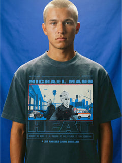 1995 retro Heat movie graphic t-shirt, streetwear style 90s action film Heat tee