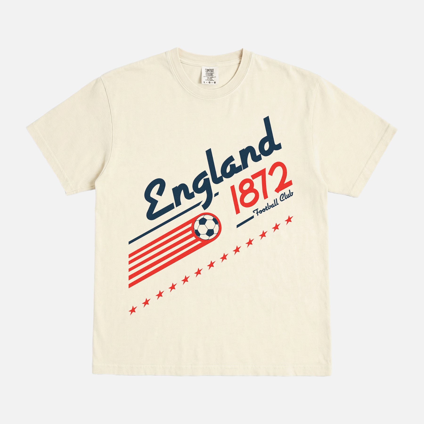 Retro 90s England Soccer T-Shirt