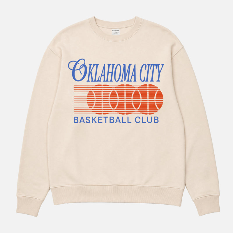 Oklahoma City Thunder NBA 90s basketball crewneck sweatshirt