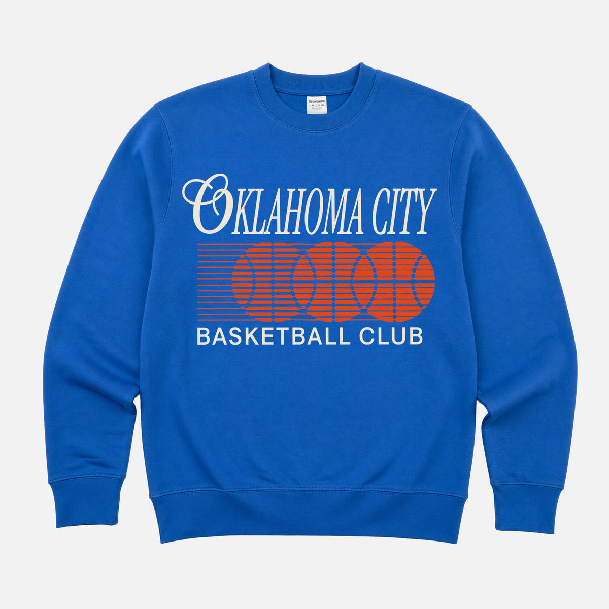 Oklahoma City Thunder NBA 90s basketball crewneck sweatshirt