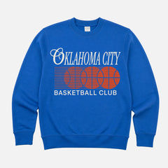 Oklahoma City Thunder NBA 90s basketball crewneck sweatshirt