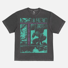 berserk anime manga tv series graphic tee shirt for men and women, retro grunge anime streetwear t-shirt