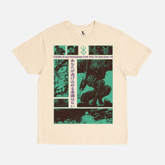 off white berserk anime manga tv series graphic tee shirt for men and women, retro grunge anime streetwear t-shirt