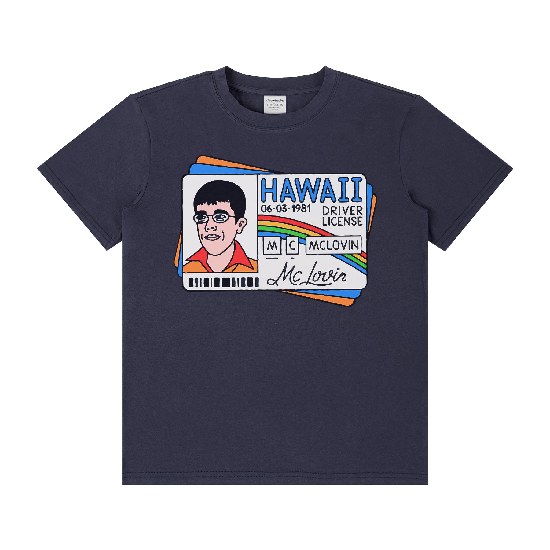 Funny McLovin Drivers License T-Shirt Superbad Movie Memorabilia Apparel