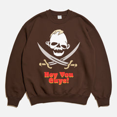Cute retro The Goonies sweatshirt with Sloth and Hey You Guys movie quote for 80s movie apparel lovers