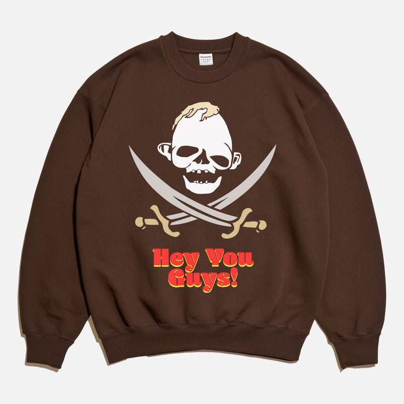 Cute retro The Goonies sweatshirt with Sloth and Hey You Guys movie quote for 80s movie apparel lovers