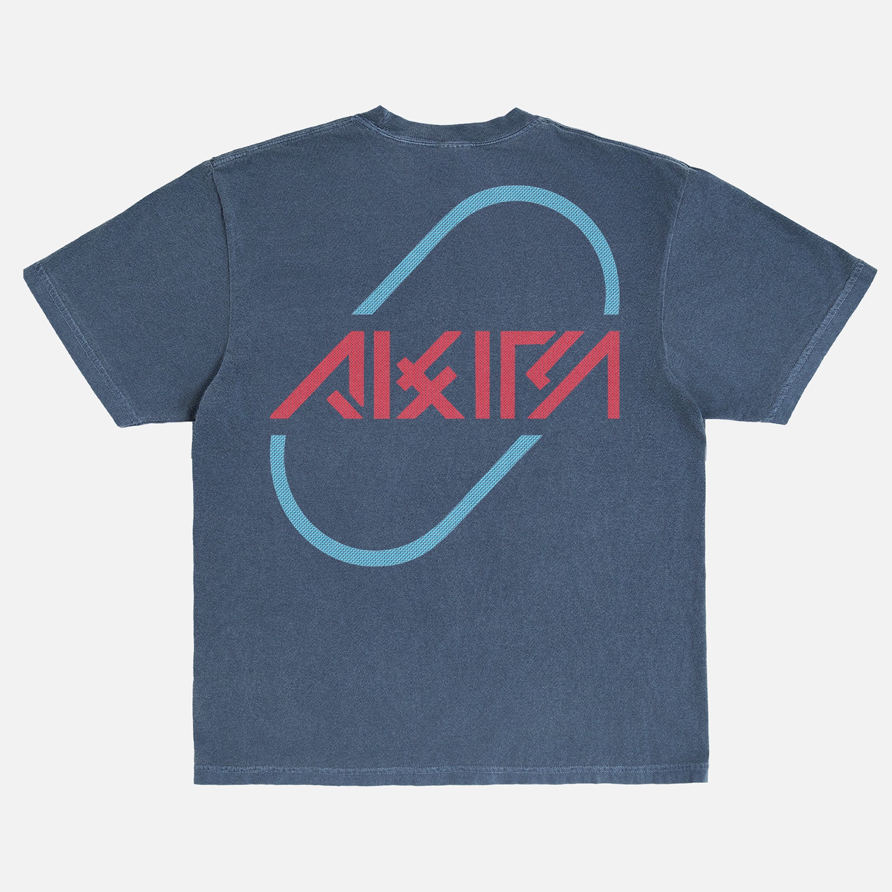 Retro Akira anime graphic tee shirt with front and back print